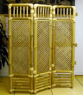 Checker Design 7' Shoji Screen